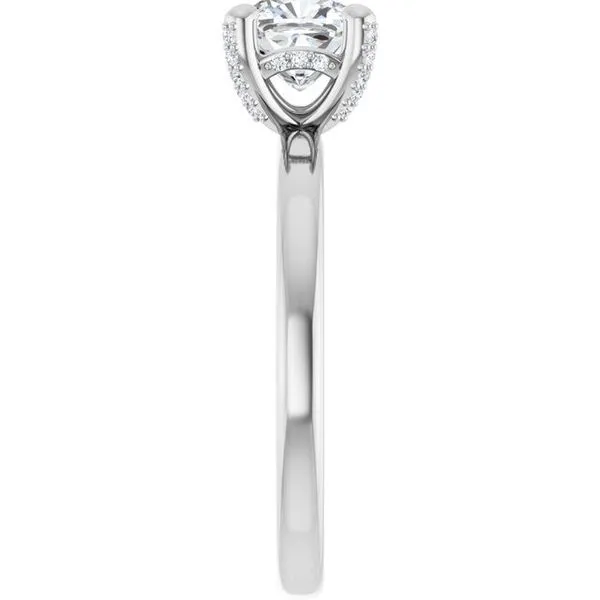 Accented Engagement Ring Image 4 Vulcan's Forge LLC KANSAS CITY, MO