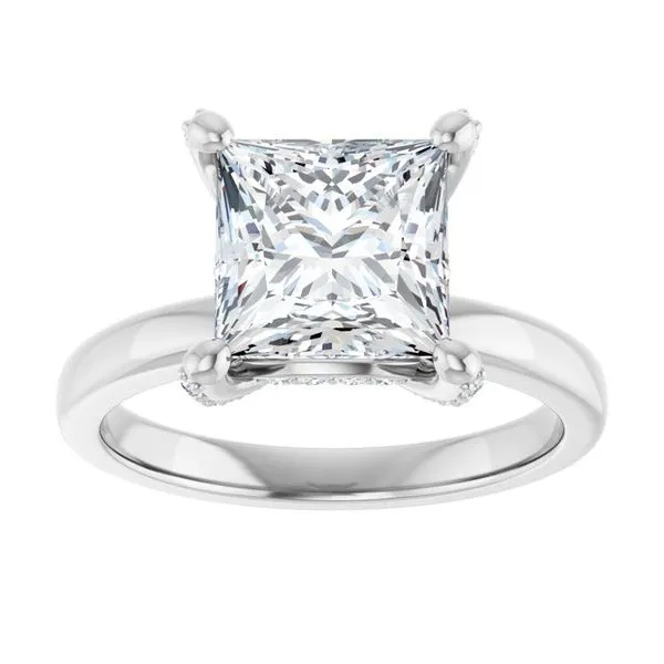 Accented Engagement Ring Image 3 Morin Jewelers Southbridge, MA