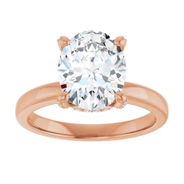 Accented Engagement Ring Image 3 J. West Jewelers Round Rock, TX