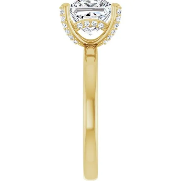 Accented Engagement Ring Image 4 Don's Jewelry & Design Washington, IA