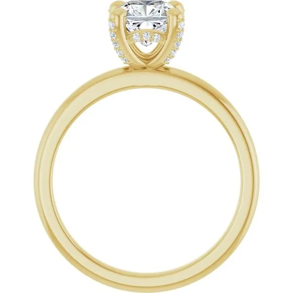 Accented Engagement Ring Image 2 Futer Bros Jewelers York, PA