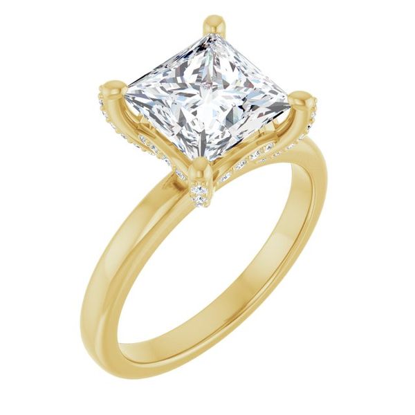 Accented Engagement Ring