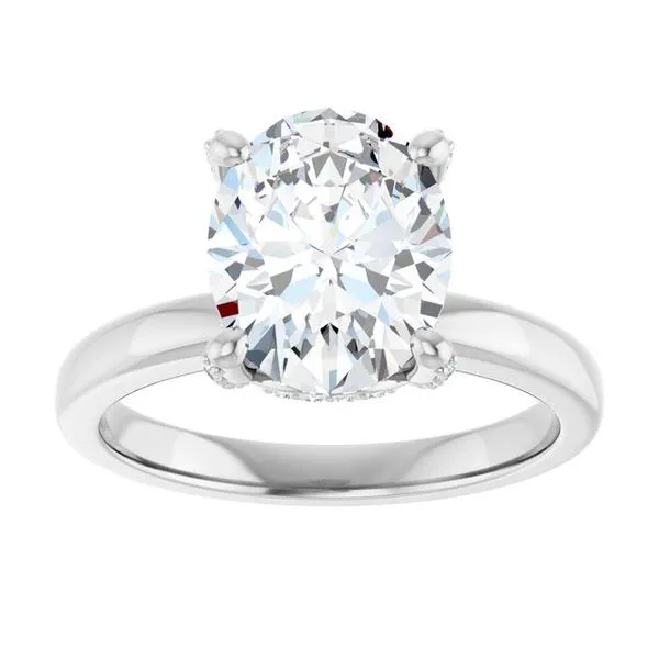 Accented Engagement Ring Image 3 Vulcan's Forge LLC KANSAS CITY, MO