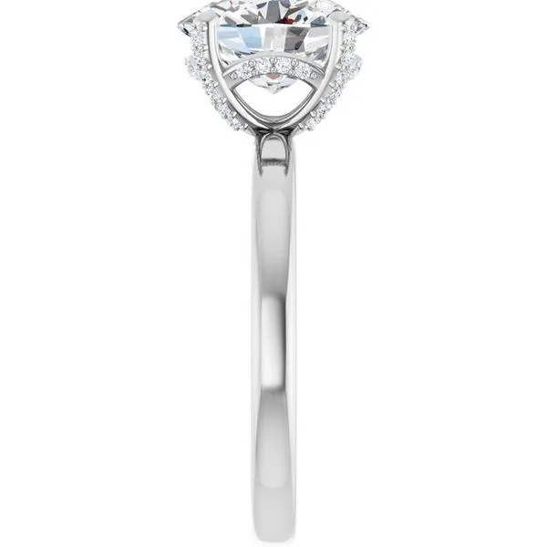 Accented Engagement Ring Image 4 Shipley's Fine Jewelry Hampstead, MD