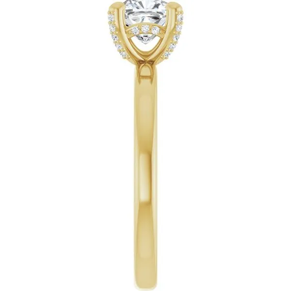 Accented Engagement Ring Image 4 Jimmy Smith Jewelers Decatur, AL