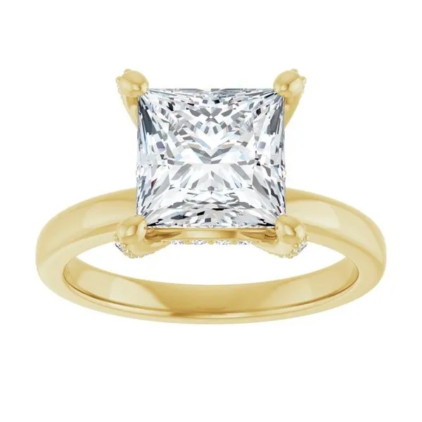 Accented Engagement Ring Image 3 Jimmy Smith Jewelers Decatur, AL