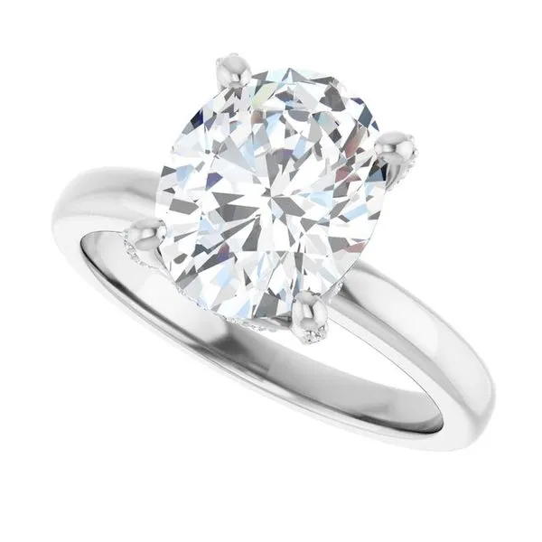 Accented Engagement Ring Image 5 Futer Bros Jewelers York, PA