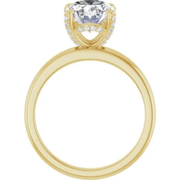 Accented Engagement Ring Image 2 Vulcan's Forge LLC KANSAS CITY, MO