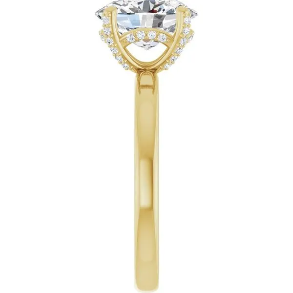 Accented Engagement Ring Image 4 Vulcan's Forge LLC KANSAS CITY, MO