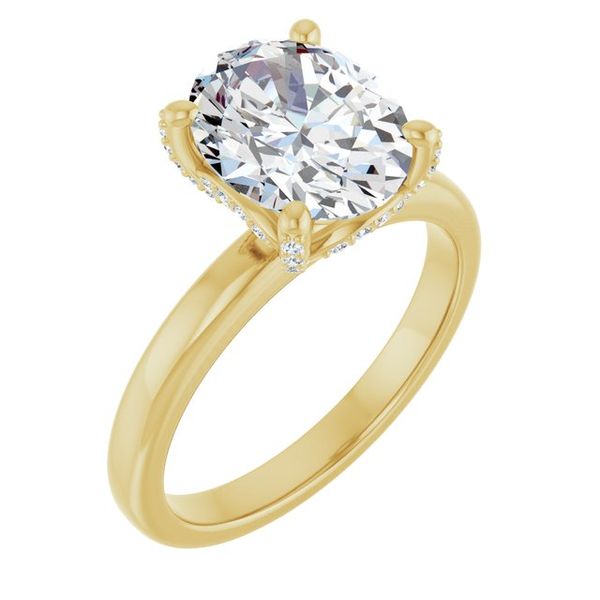 Accented Engagement Ring