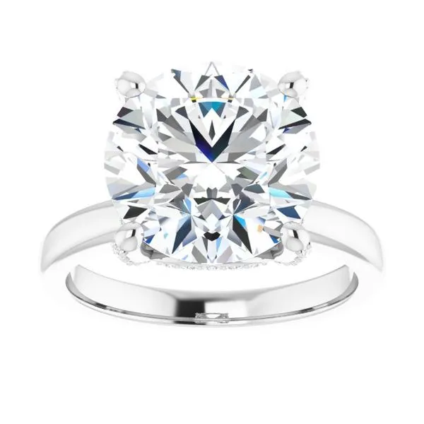 Accented Engagement Ring Image 3 Jimmy Smith Jewelers Decatur, AL