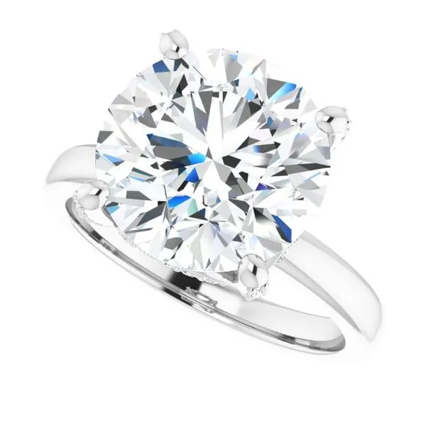 Accented Engagement Ring Image 5 J. Thomas Jewelers Rochester Hills, MI