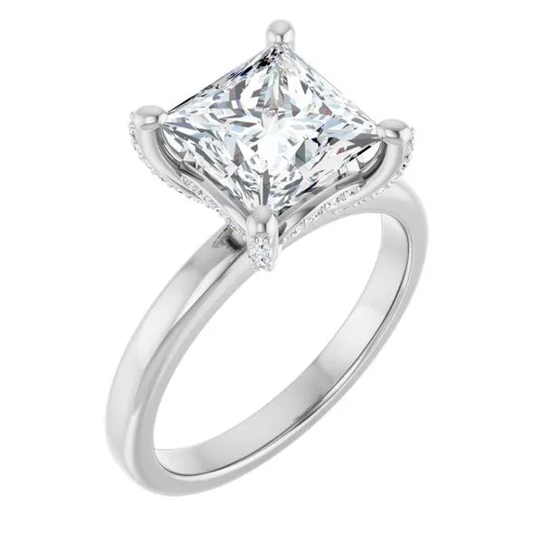 Accented Engagement Ring Michael Szwed Jewelers Longmeadow, MA