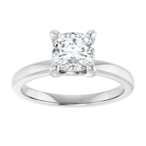 Accented Engagement Ring Image 3 Ocean View Jewelers Millville, DE