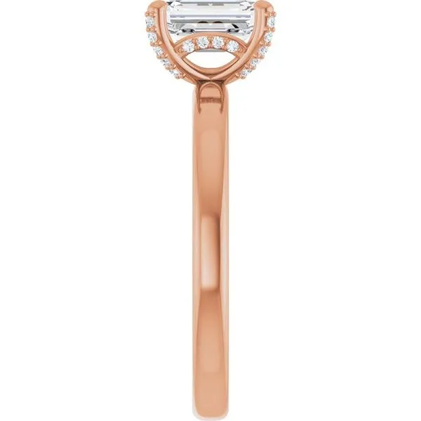 Accented Engagement Ring Image 4 JF Jones Jewelers Rochester, NY