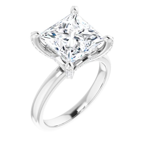 Accented Engagement Ring