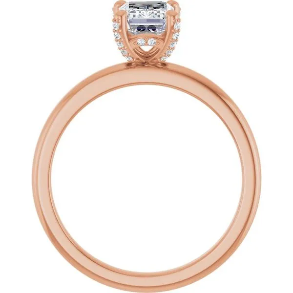 Accented Engagement Ring Image 2 J. West Jewelers Round Rock, TX