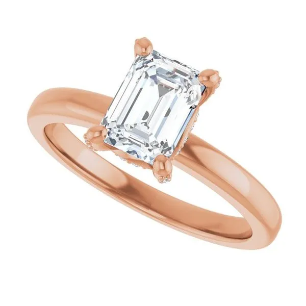 Accented Engagement Ring Image 5 Austin's Fine Diamonds & Jewelry Lyndhurst, NJ