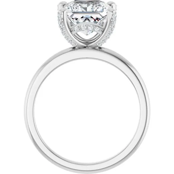 Accented Engagement Ring Image 2 Don's Jewelry & Design Washington, IA