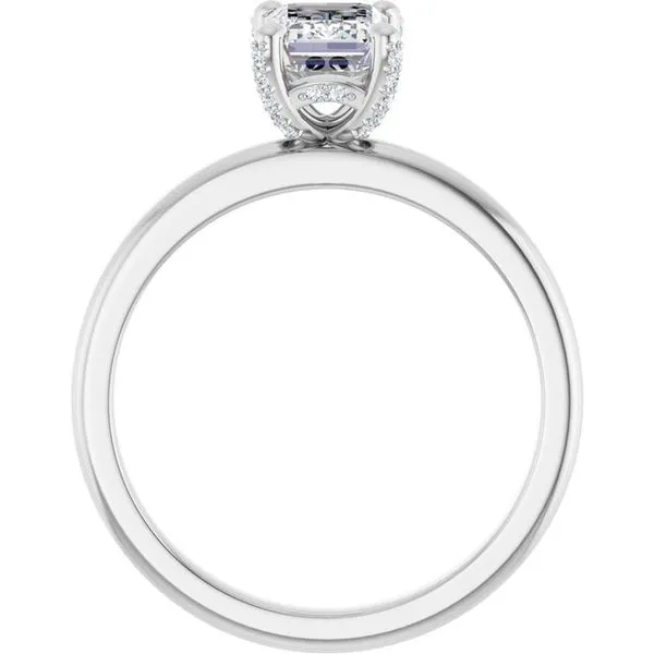 Accented Engagement Ring Image 2 Ocean View Jewelers Millville, DE