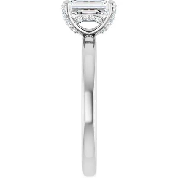 Accented Engagement Ring Image 4 Vulcan's Forge LLC KANSAS CITY, MO