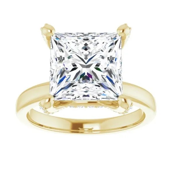 Accented Engagement Ring Image 3 J. Thomas Jewelers Rochester Hills, MI