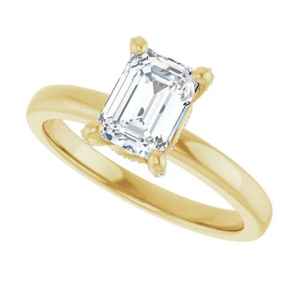 Accented Engagement Ring Image 5 Futer Bros Jewelers York, PA