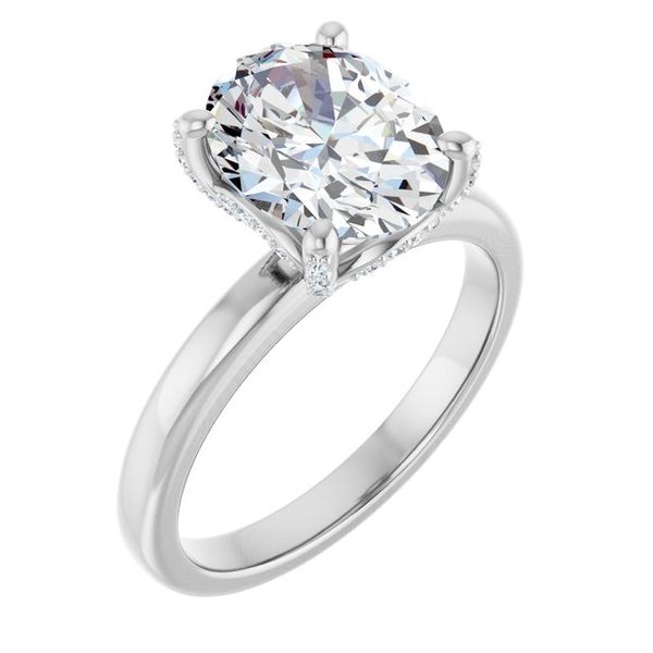 Accented Engagement Ring