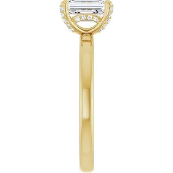 Accented Engagement Ring Image 4 J. Thomas Jewelers Rochester Hills, MI