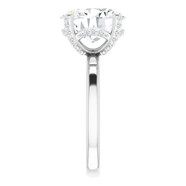 Accented Engagement Ring Image 4 Morin Jewelers Southbridge, MA