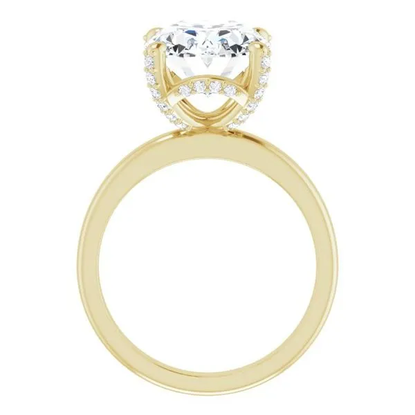 Accented Engagement Ring Image 2 JF Jones Jewelers Rochester, NY