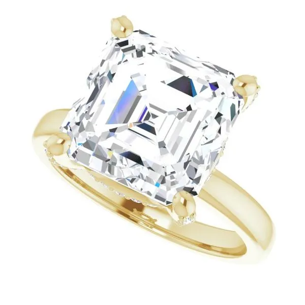 Accented Engagement Ring Image 5 JF Jones Jewelers Rochester, NY