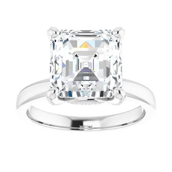 Accented Engagement Ring Image 3 Natale Jewelers Sewell, NJ