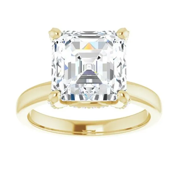 Accented Engagement Ring Image 3 Vulcan's Forge LLC KANSAS CITY, MO