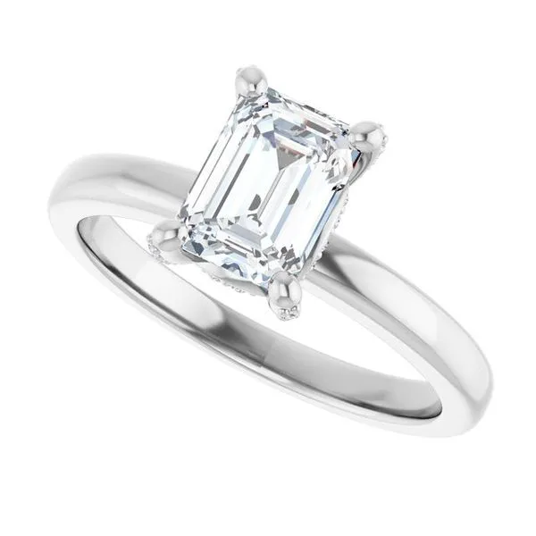 Accented Engagement Ring Image 5 Witt's Jewelry Wayne, NE