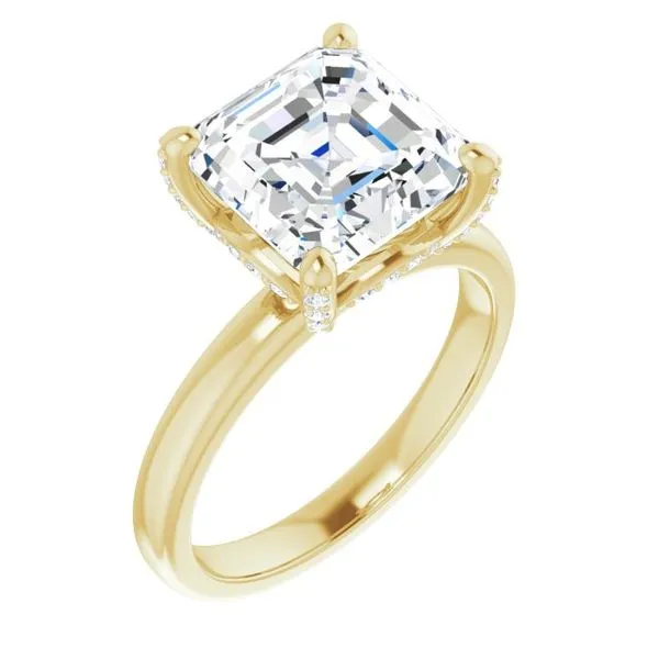 Accented Engagement Ring Banks Jewelers Burnsville, NC