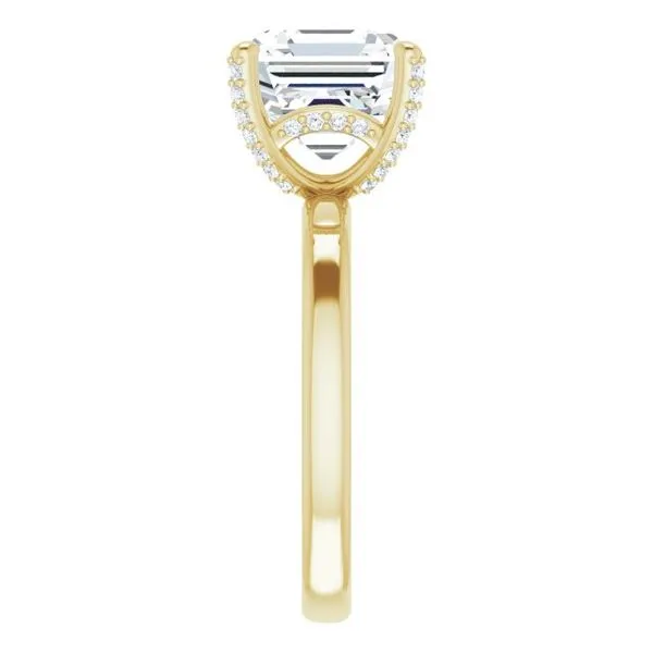 Accented Engagement Ring Image 4 Jimmy Smith Jewelers Decatur, AL