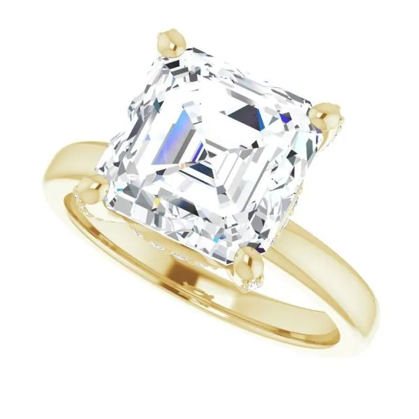 Accented Engagement Ring Image 5 Don's Jewelry & Design Washington, IA