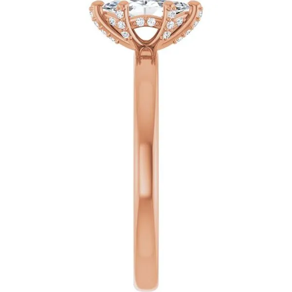 Accented Engagement Ring Image 4 Austin's Fine Diamonds & Jewelry Lyndhurst, NJ