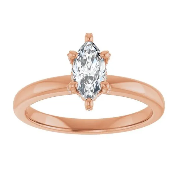 Accented Engagement Ring Image 3 J. Thomas Jewelers Rochester Hills, MI