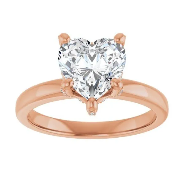 Accented Engagement Ring Image 3 Futer Bros Jewelers York, PA