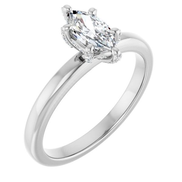 Accented Engagement Ring