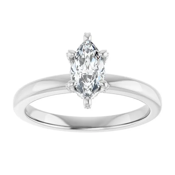 Accented Engagement Ring Image 3 Futer Bros Jewelers York, PA