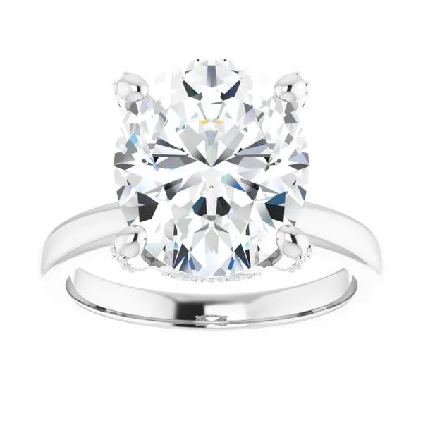 Accented Engagement Ring Image 3 Don's Jewelry & Design Washington, IA