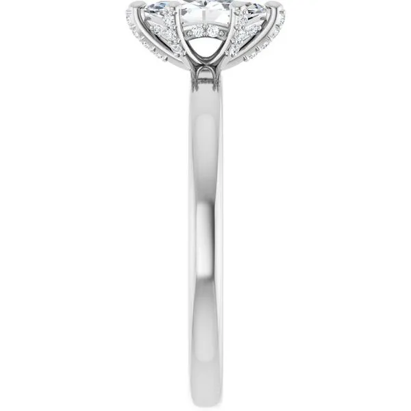 Accented Engagement Ring Image 4 Raleigh Diamond Fine Jewelry Raleigh, NC