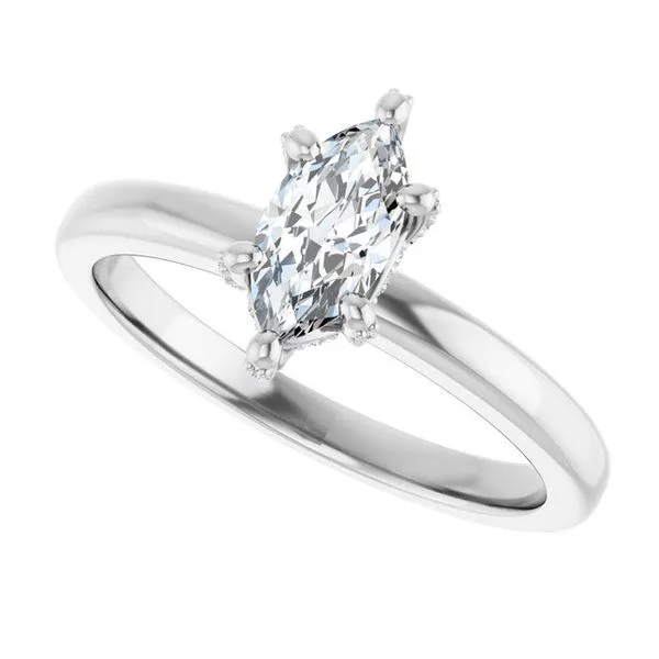 Accented Engagement Ring Image 5 Raleigh Diamond Fine Jewelry Raleigh, NC