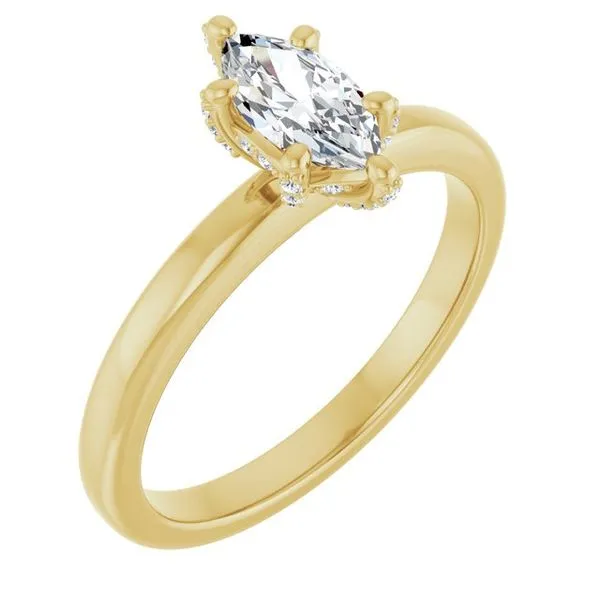 Accented Engagement Ring Don's Jewelry & Design Washington, IA