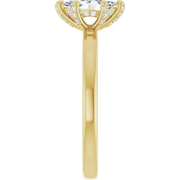 Accented Engagement Ring Image 4 Raleigh Diamond Fine Jewelry Raleigh, NC