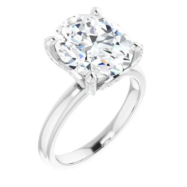 Accented Engagement Ring Arezzo Jewelers Elmwood Park, IL