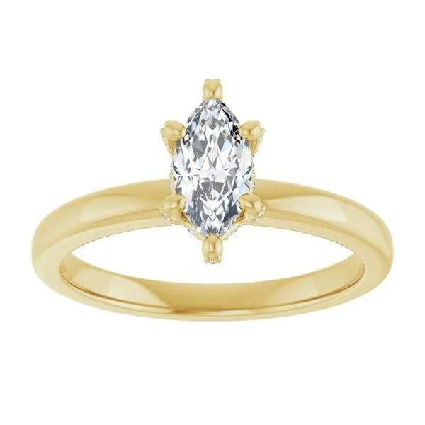 Accented Engagement Ring Image 3 J. Thomas Jewelers Rochester Hills, MI